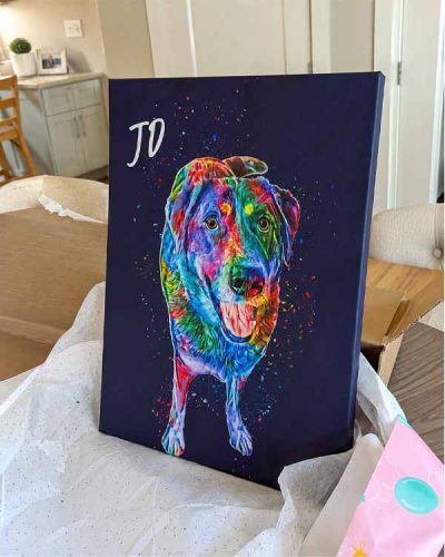 Click to view full screen Abstract Custom Pet Portrait photo review