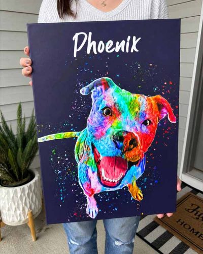 Click to view full screen Abstract Custom Pet Portrait photo review