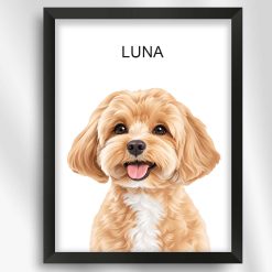 Modern Custom Pet Portrait
